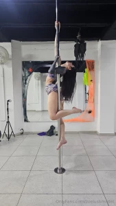 I keep practicing my pole dance skills just in case some of you need a