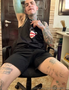 I take off my shorts