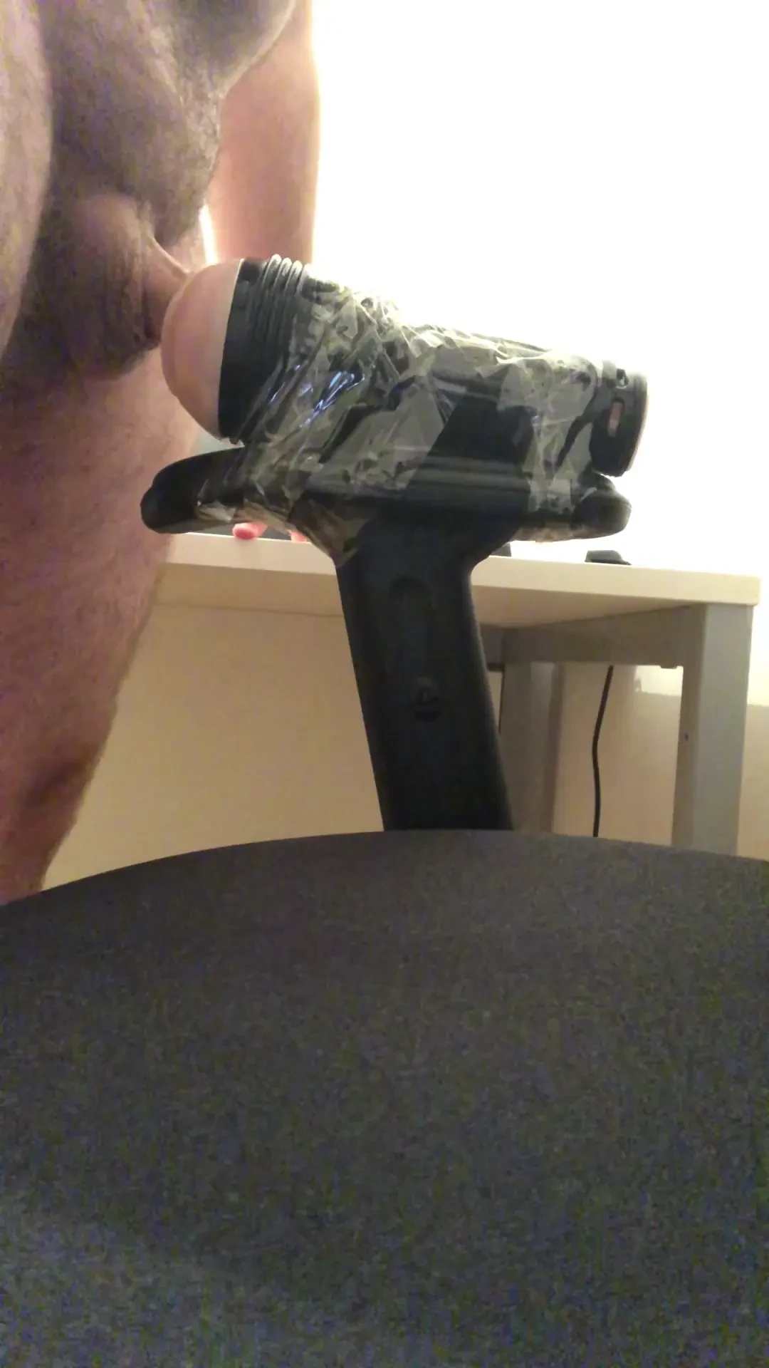 Pussy tied to the chair 