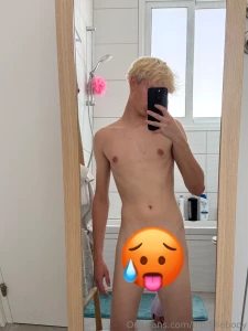 Right from the shower