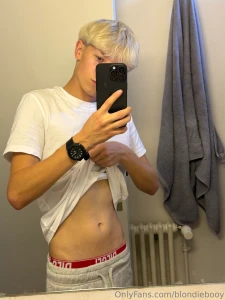 Preparing for shower