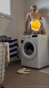 Watch me doing my laundry removing my clothes and putting them in the part 5