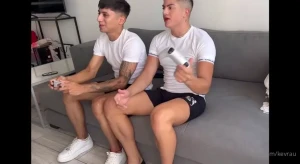 My cousin came over to play video games and we ended up having sex