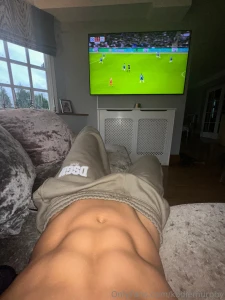 Wearing grey sweats no shirt and bad intentions still wanna just talk