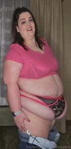 The lingerie and jeans were so damn tight on my big belly guess i ll part 2