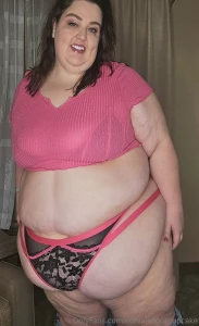 The lingerie and jeans were so damn tight on my big belly guess i ll part 3