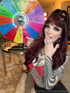 Going live on thursday at 8pm central who s ready to spin my wheel