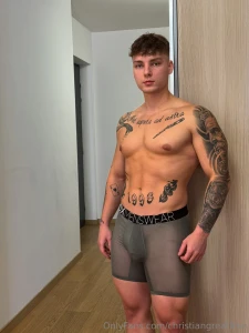 Underwear hugging tight