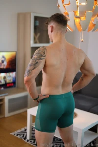 Underwear on confidence up and ass out for you