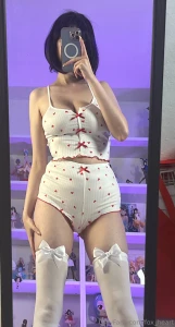 I think my new sleeping outfit is super kawaii be honest rate it from part 1