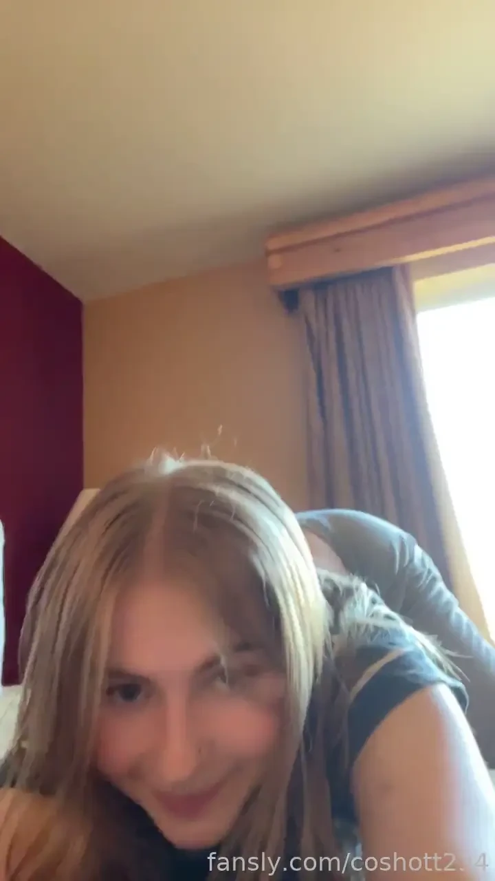 Heyy doggy tease cute blonde young happy fyp 