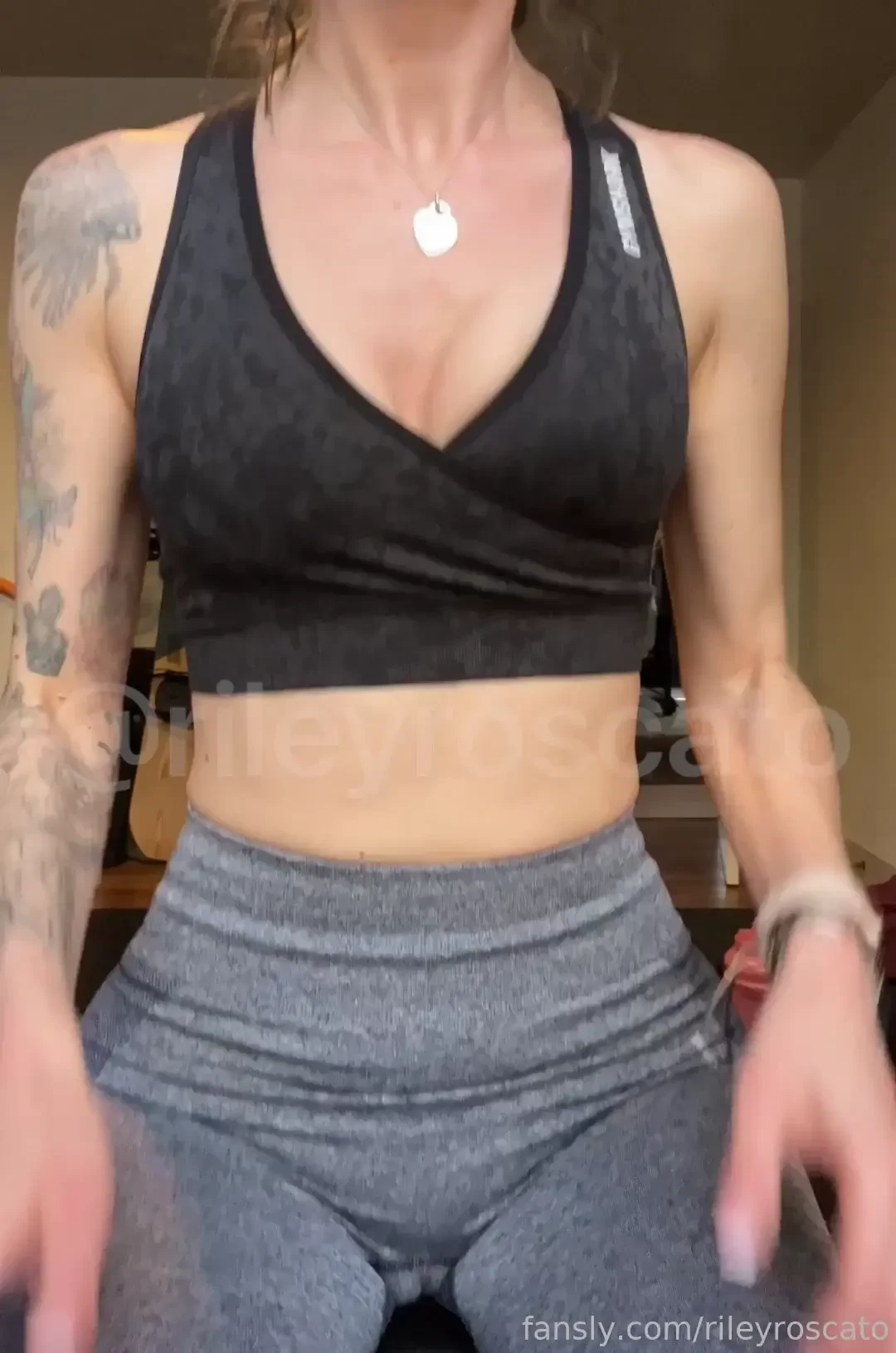 Do you want your hands to take the place of my sports bra part 1 