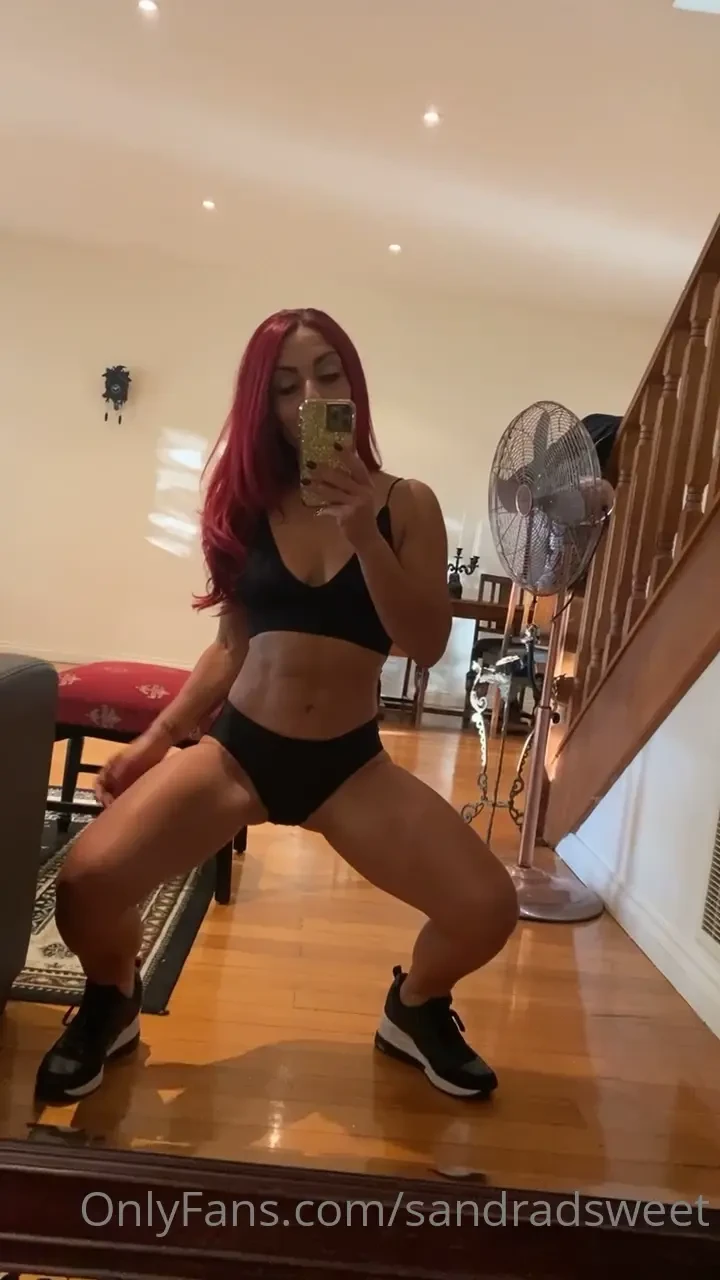 Workout victory dance in my underwear as requested 