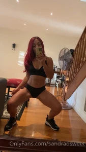 Workout victory dance in my underwear as requested