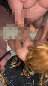 Up and taking cock this morning