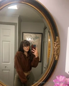 Glasses on sweater up pants optional after 9 pm