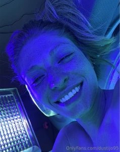 The tanning bed is my favorite part of my day wanna see more message part 4