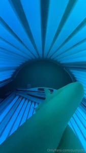 The tanning bed is my favorite part of my day wanna see more message part 1