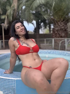 Poolside cheeky and waiting for you