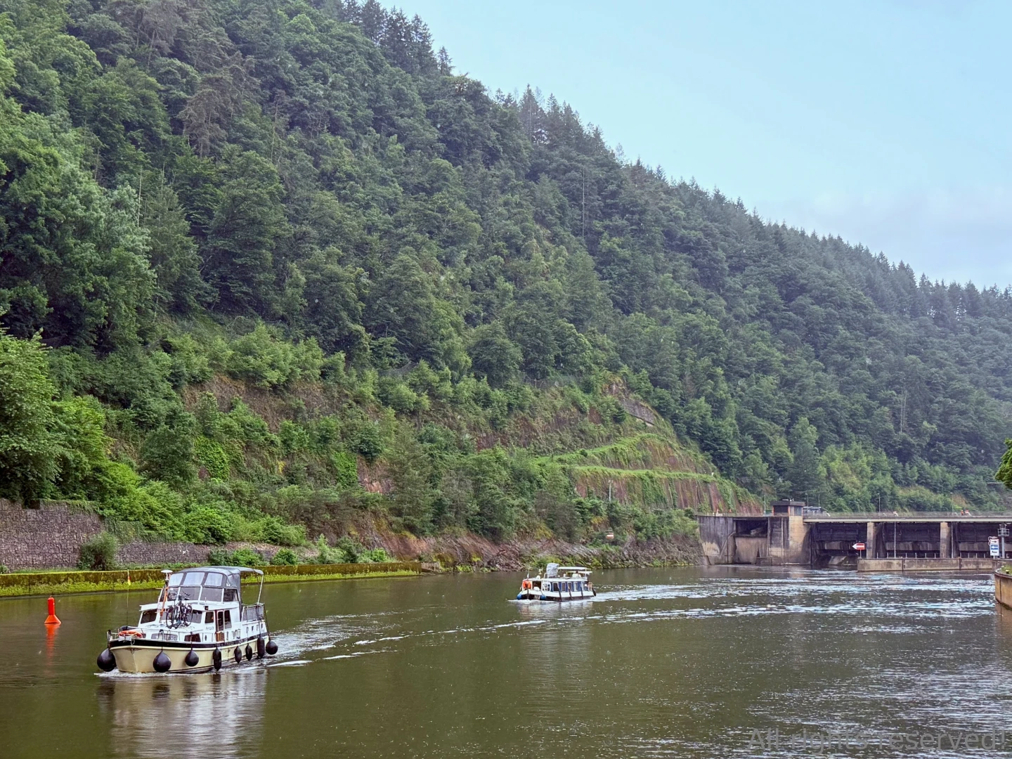The saar loop it is not exactly a loop but rather an almost 360 degree 