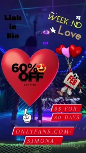Hi fans happy valentine s day only this weekend - subscribe for my