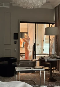 Towel in my hair nothing else on and i m about to reveal my favorite
