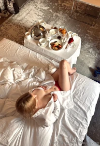 Room service brought breakfast but i was hoping for something a little