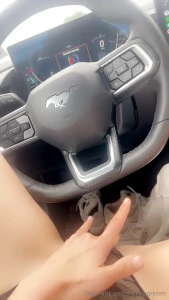 Best thing about fucking yourself in a mustang is you stay wet and