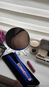 The curve of your back the line of your thigh have your fingers