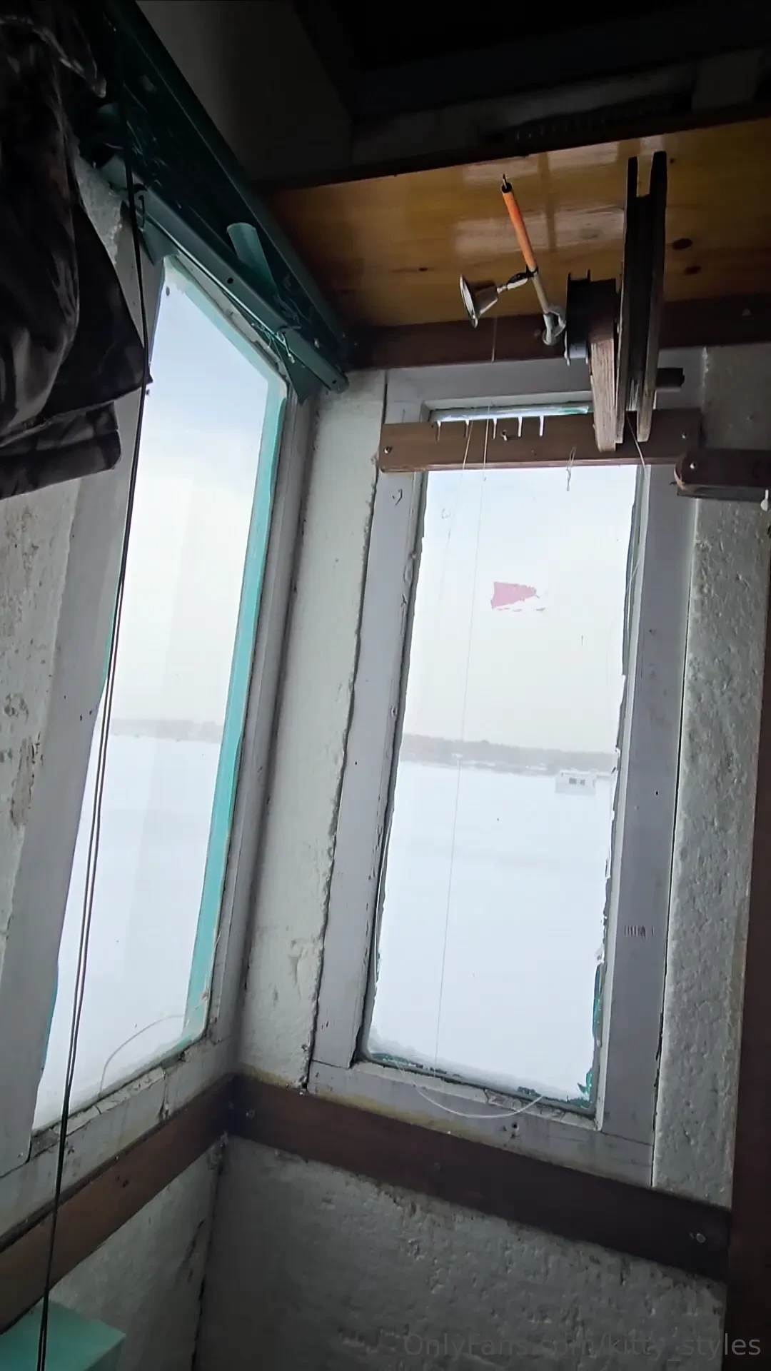 Last night there was a snow storm and it was perfect for fucking in a 