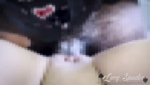 This beautiful creampie went straight into my panties that were