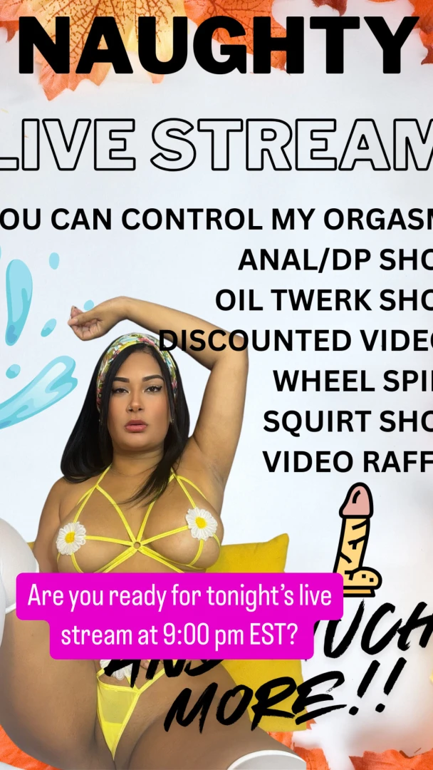 Im going live tonight at 9 00 pm est don t miss it 