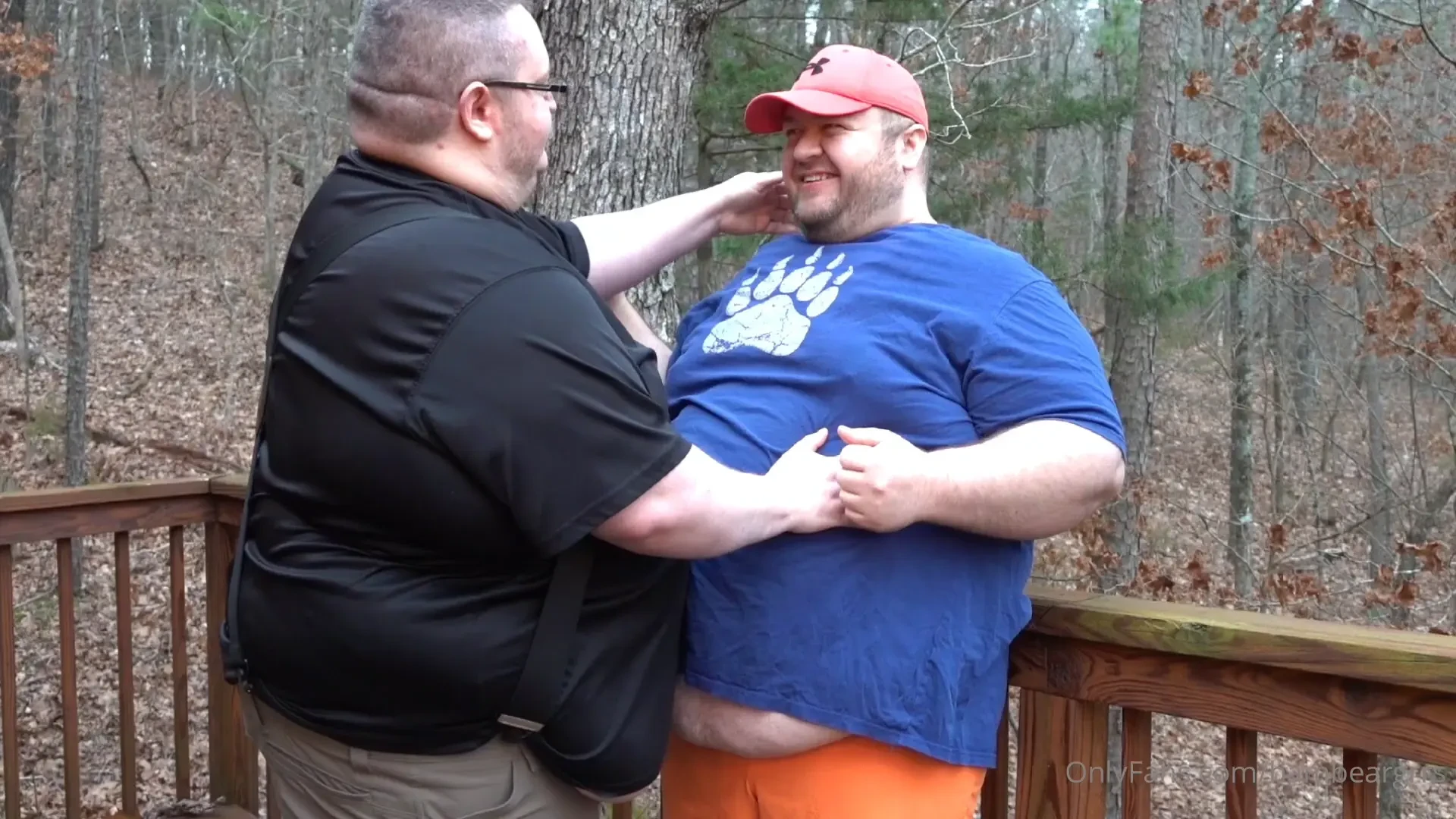 Two bears having fun in the forest and no one s around to hear do they 