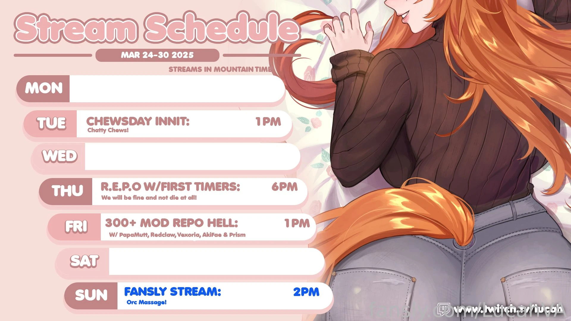 Naughty little sweethearts all the march commissions are completed so 