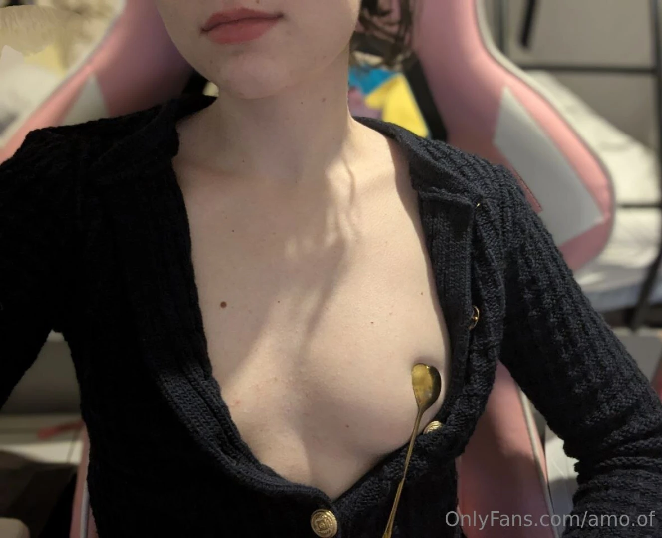 Hmm guess the color of my nipples 