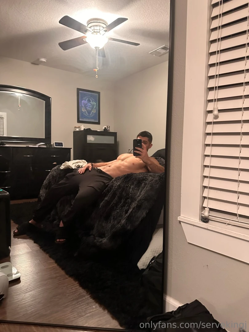 Just laying here while you pathetic subs pay to fund my lifestyle 