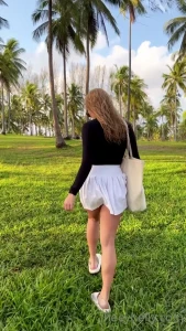 Walk with me among the palm trees