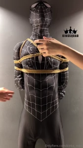 Webbed in the wrong world gaymer had spent weeks perfecting his black