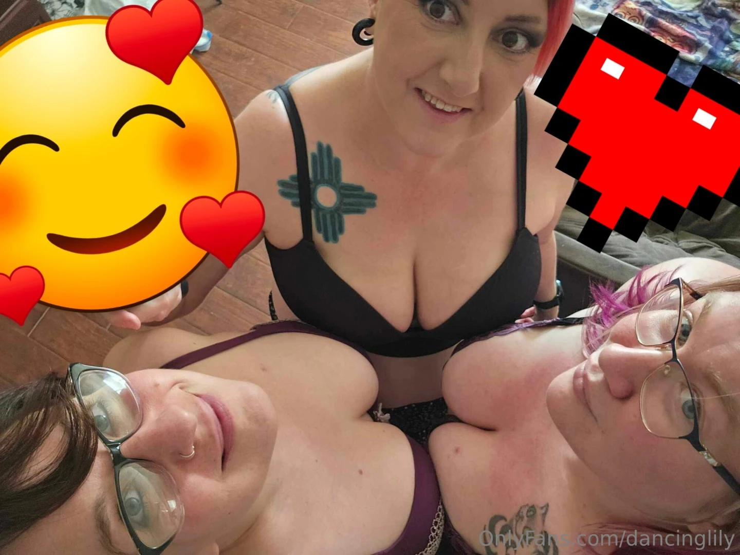 Triple titty tuesday 