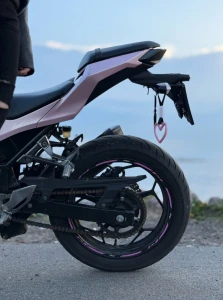 Details matter even when you re speeding past pink heart black steel