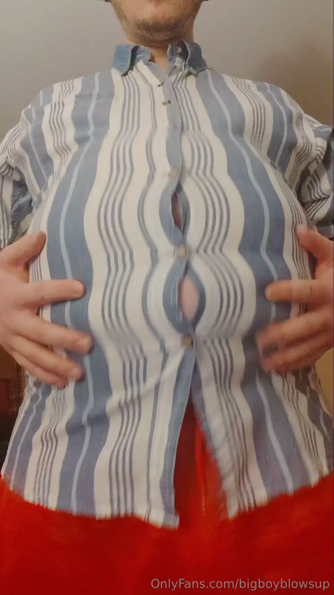 I love feeling like a big sloshy water balloon 