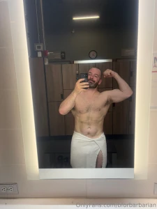 Little post workout towel is a bit small part 1