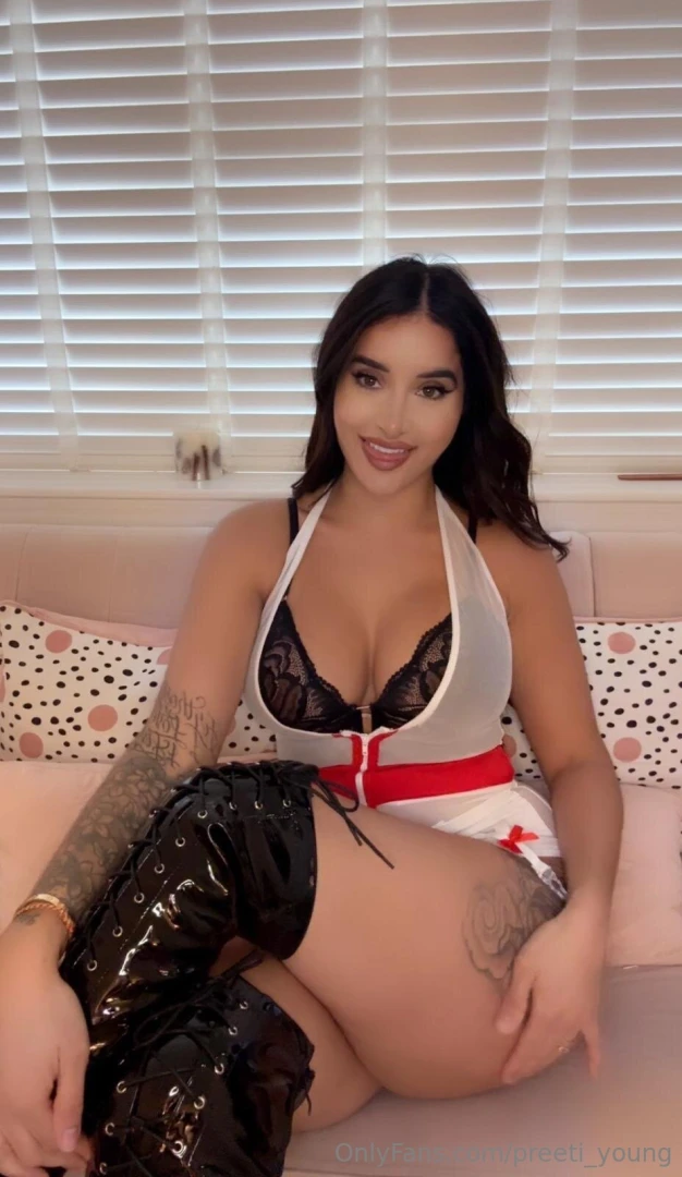Let your naughty nurse preeti take your mind off things 