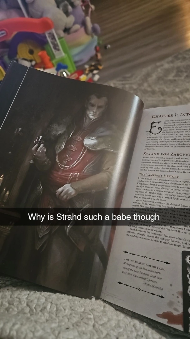Going to be dming curse of strahd it s a good thing i m not a player 