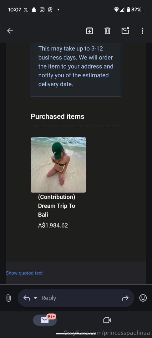 I m going to baliiiiiii what a lovely thing to wake up to i love 