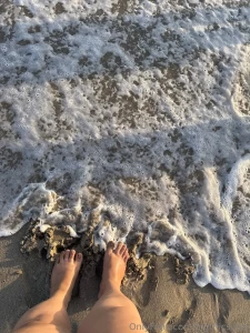 Sandy toes at the beach part 1