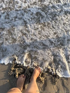 Sandy toes at the beach part 4