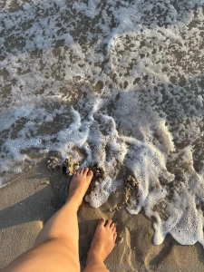 Sandy toes at the beach part 5