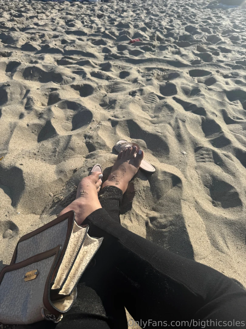 Beach day sandy white toes part 2 