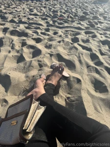 Beach day sandy white toes part 2